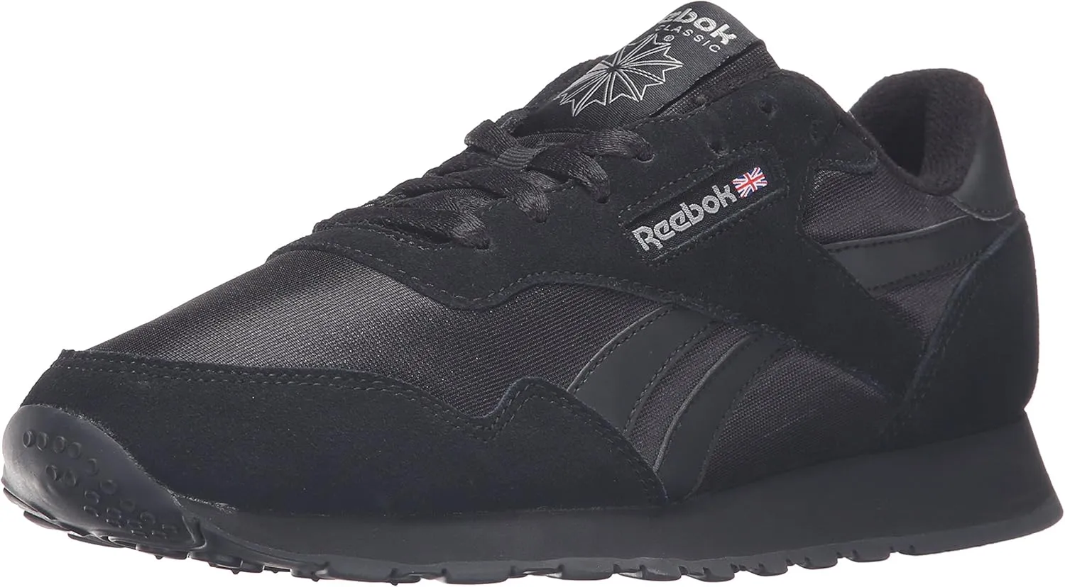 Reebok Mens Classic Cushioned Footbed Faux Leather Running & Training Shoes