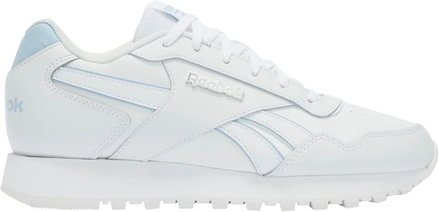 Reebok Women's Glide Trainers, White Upgrade Blue, 4.5 Women