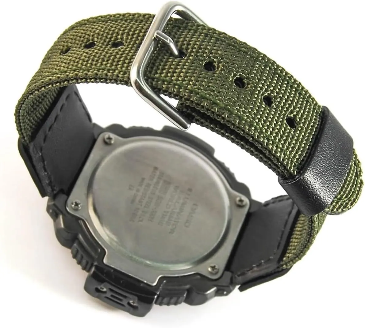 Replacement Wristband Strap Fit For Digital Watch AQ-S810W SGW-300H SGW-400H Nylon   Leather waterproof Watchbands