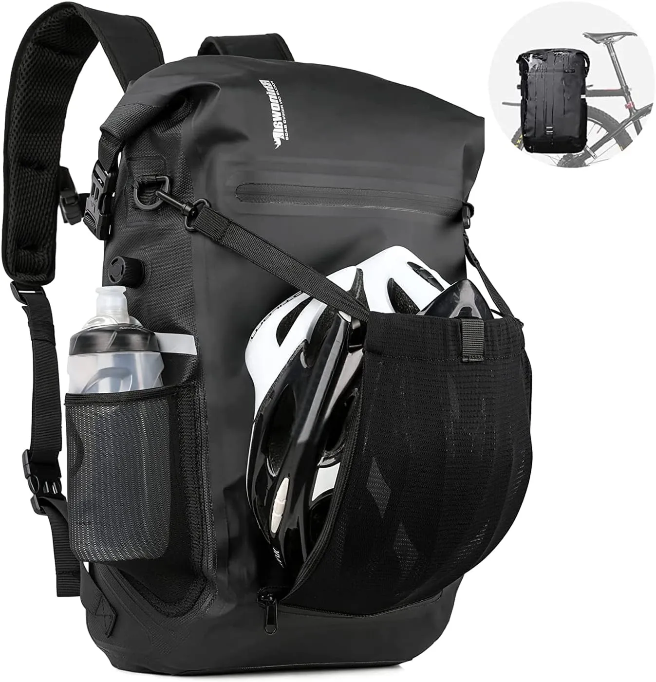 Rhinowalk Bike Pannier Bag Waterproof 22L Bicycle Rear Rack Trunk Bag for Cycling Bicycling Traveling Riding