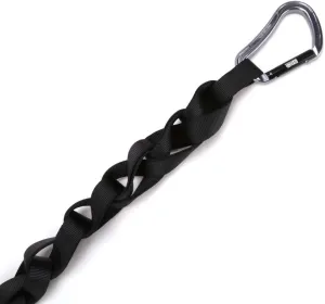 Rock-N-Rescue 20-Foot Webbing and Carabiner Combo - Heavy-Duty Tubular Nylon, Made in USA, Rock Climbing, Firefighter, and Rescue Gear