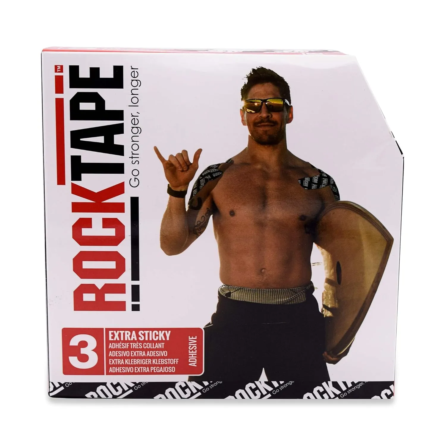 RockTape H2O Black Logo 2" x 16.4' (5cmx5m)