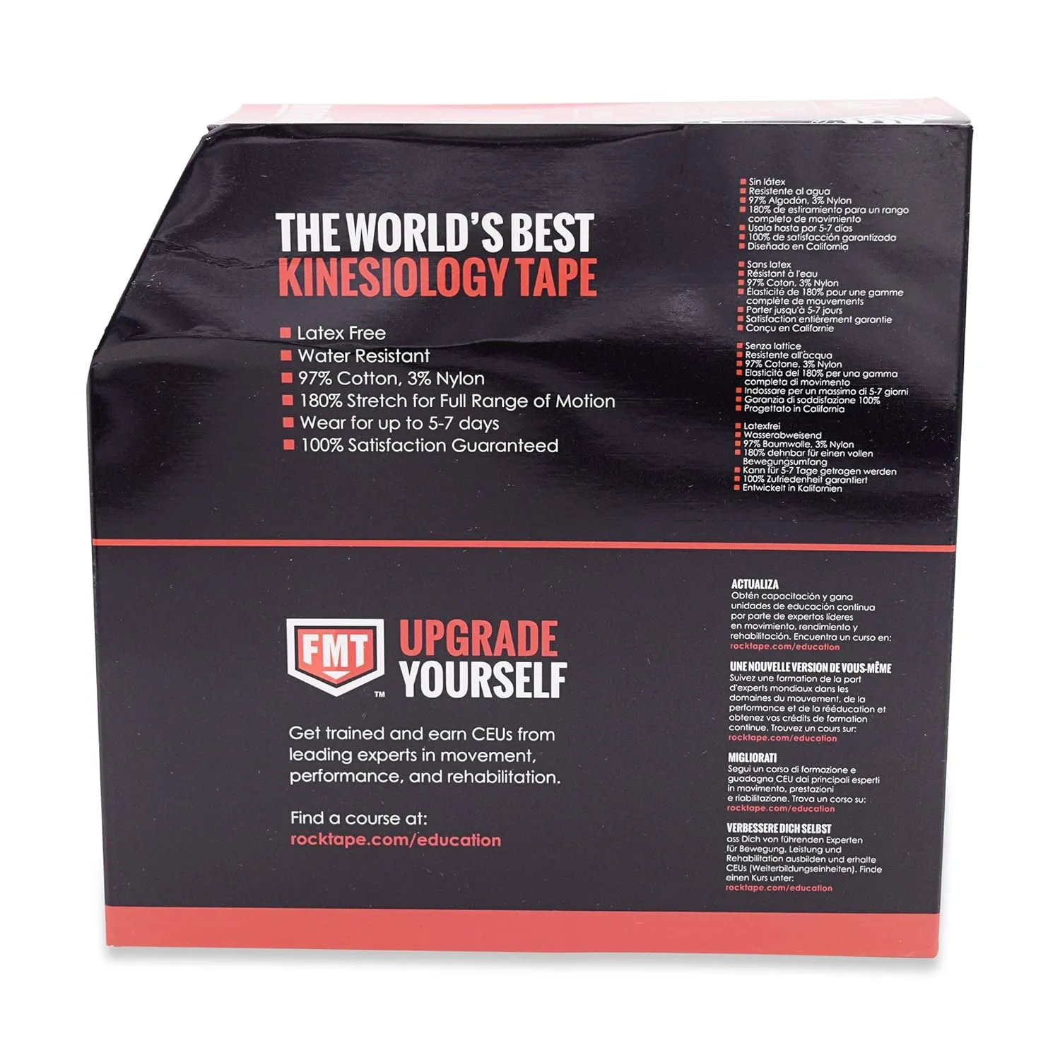 RockTape H2O Black Logo 2" x 16.4' (5cmx5m)