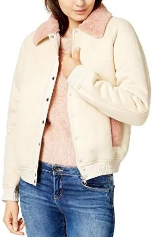 Romanticism Sherpa Bomber Jacket Beige L