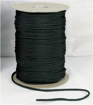 Rothco Nylon Paracord 550lb 600 Ft Spool (Black, 600 ft)