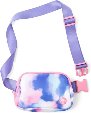 Rubina Anywhere Belt Bag | Crossbody Bag for Women | Unisex Hip Waist Pack for Hiking, Workout, Running, Traveling, Festivals | Chest Bag | Adjustable Strap | Cotton Candy