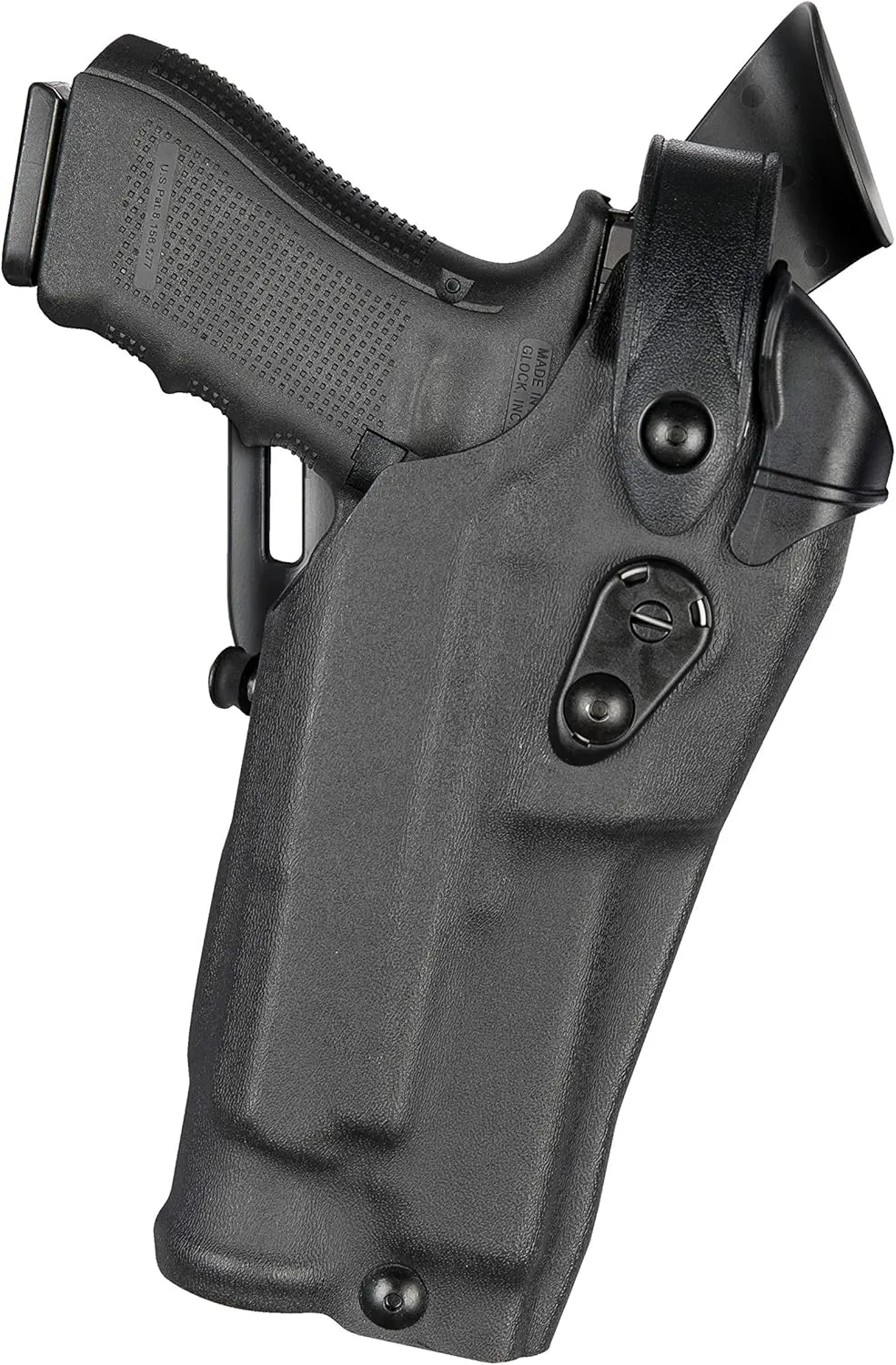 Safariland 6360RDS Level Three Retention Duty Holster, Red Dot Sight Compatible, STX Plain Black, Right Hand, Fits: Glock 19/23 Surefire X300U