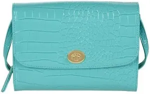 Samantha Brown To-Go Faux Croco Wallet Crossbody