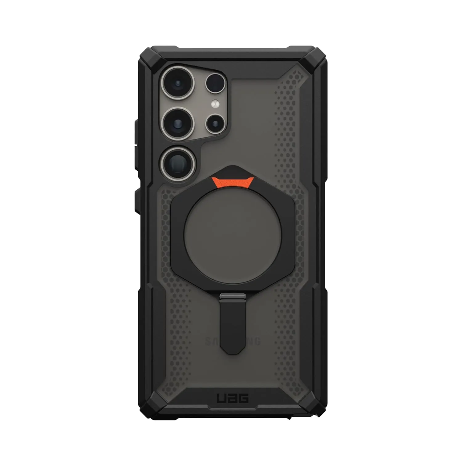 Samsung Galaxy S24 Ultra Plasma XTE Rugged Featherlight Shockproof Protective, Magnetic Ring Holder, Kickstand with Magsafe - Ash