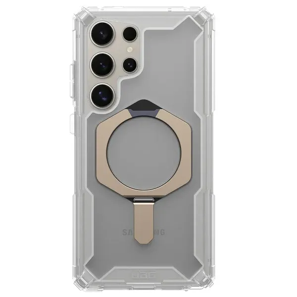 Samsung Galaxy S24 Ultra UAG Case, Plasma XTE Rugged Featherlight Shockproof Protective, Magnetic Ring Holder, Kickstand with Magsafe - Clear