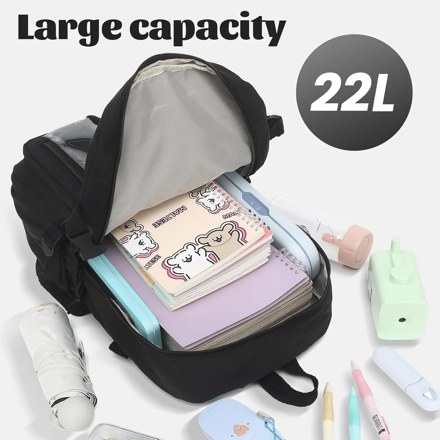 School Backpack for Girls Teen, Middle School Bookbags Elementary High School, Cute Kids Backpack, Laptop Backpack For College Women Middle High School Teen Girls Bookbag Travel Daypack