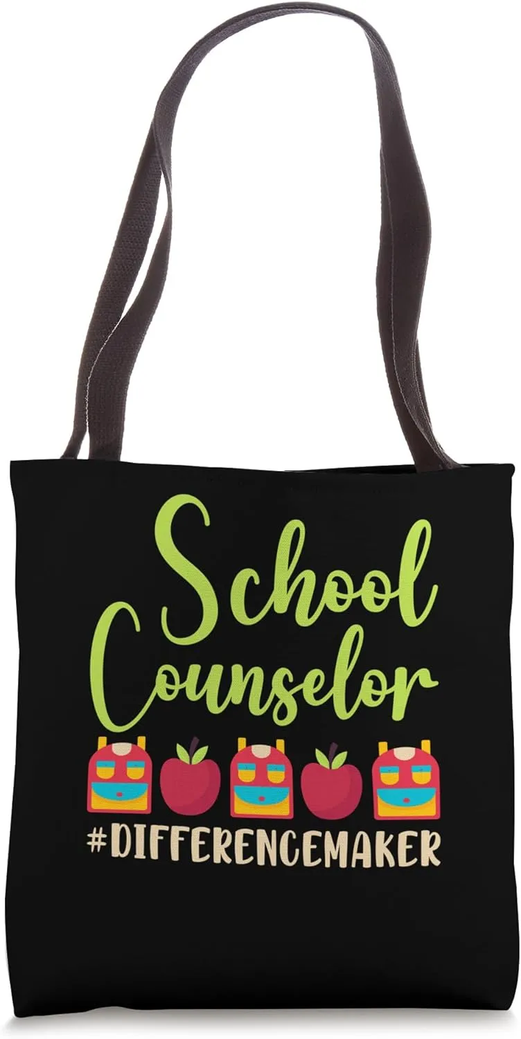 School Counselor Guidance Counseling Counselors Tote Bag