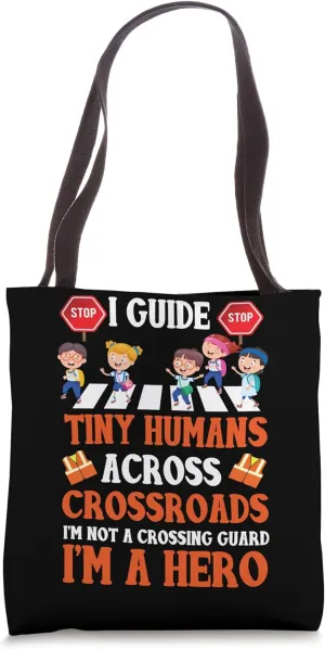 School Crossing Guard Tote Bag