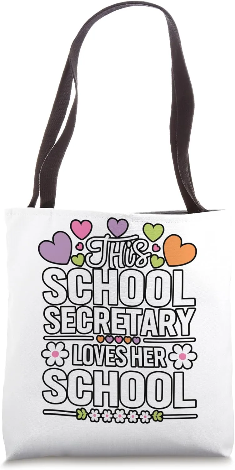 School Secretary Back To School Assistant Job Profession Tote Bag