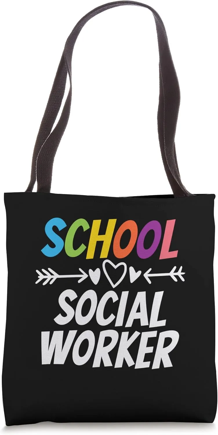 School Social Worker - Community Servant Caseworker LSW Tote Bag