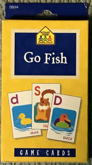 School Zone Go Fish Game Cards