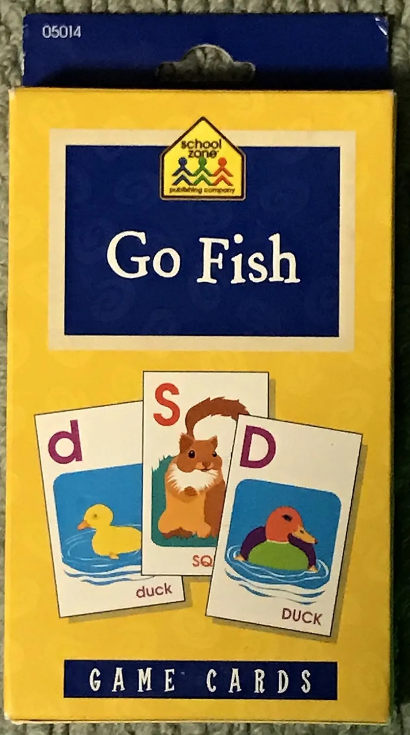 School Zone Go Fish Game Cards