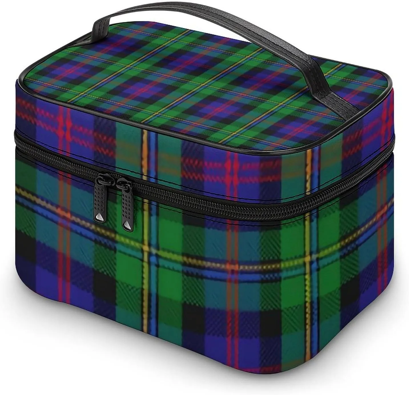 Scottish Clan Rose Hunting Tartan Plaid Large Capacity Soft And High-value Practical Makeup And Wash Bag