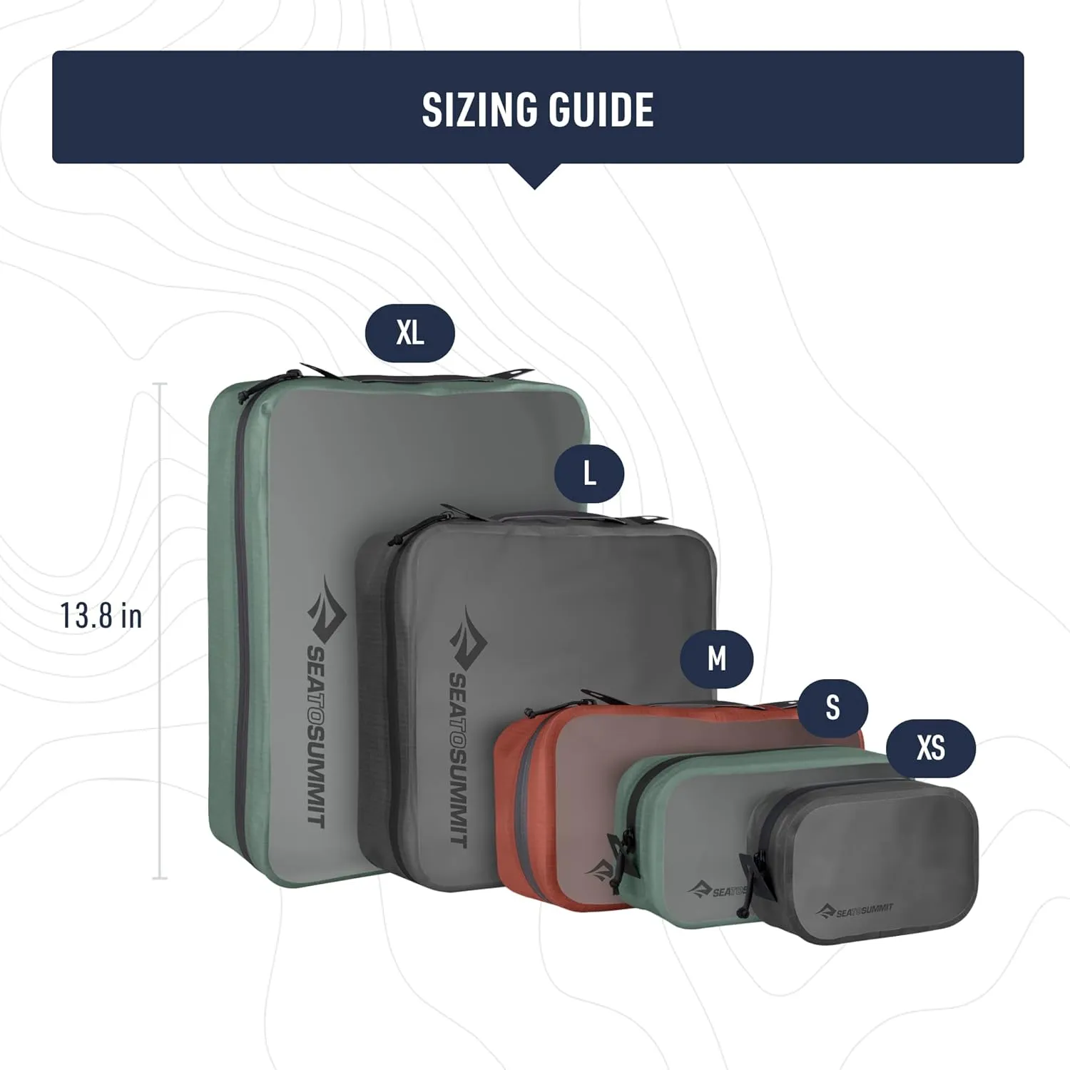 Sea to Summit Hydraulic Packing Cube, Dust and Water-Resistant Travel Organizer
