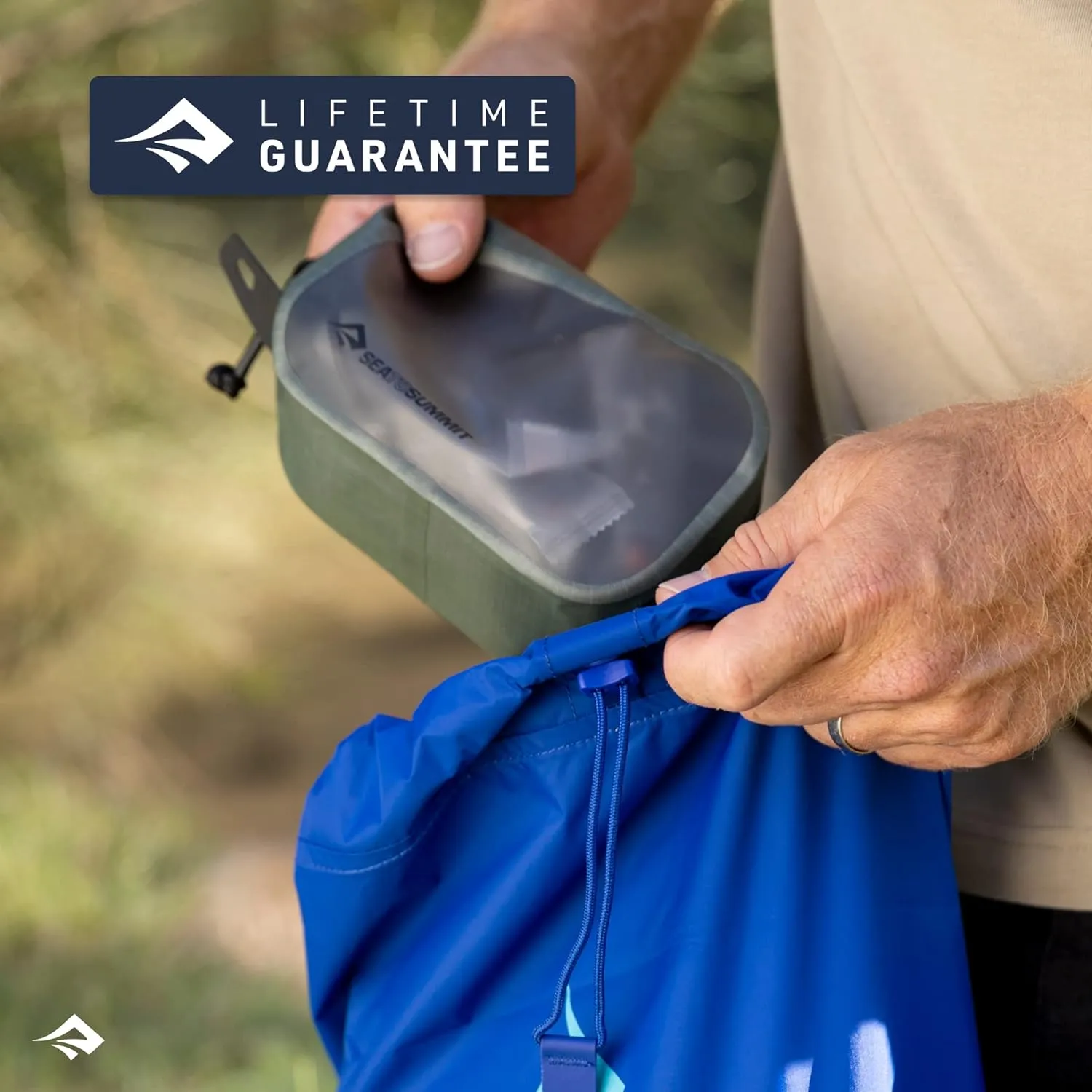 Sea to Summit Hydraulic Packing Cube, Dust and Water-Resistant Travel Organizer