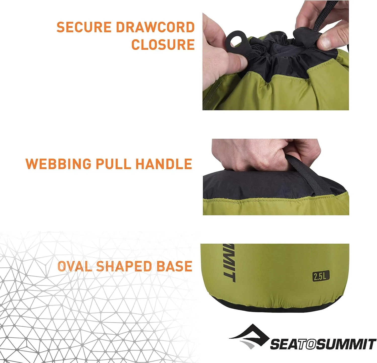 Sea to Summit Nylon Stuff Sack, Durable Outdoor and Travel Storage