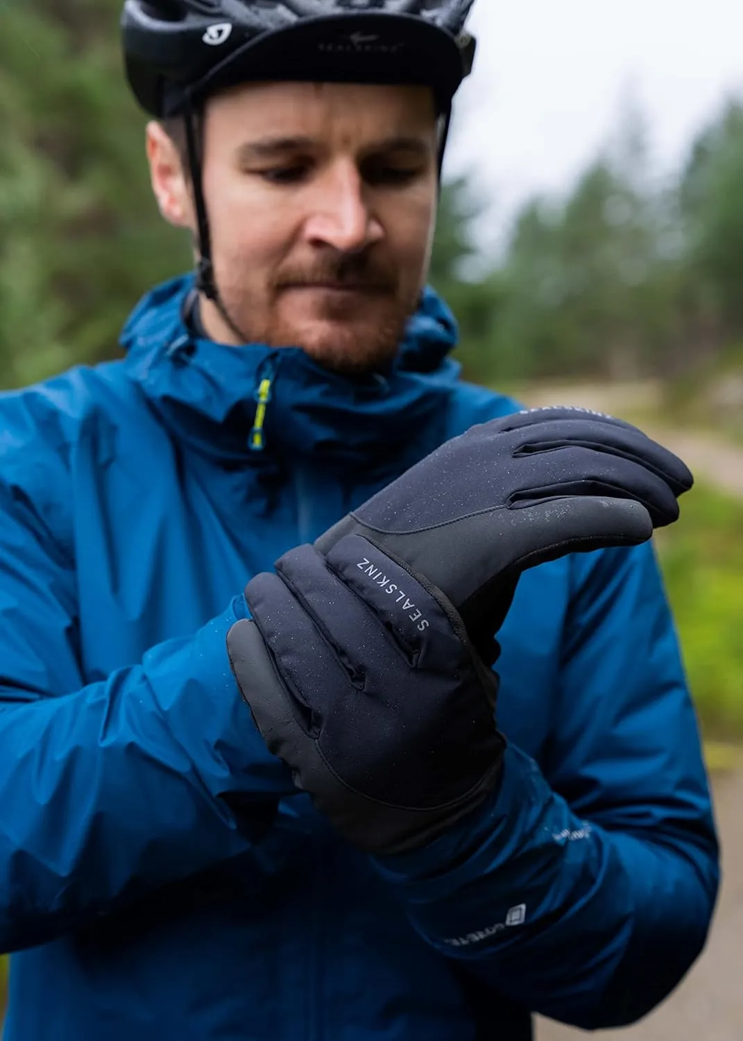 SEALSKINZ Marsham Waterproof Cold Weather Reflective Cycle Glove