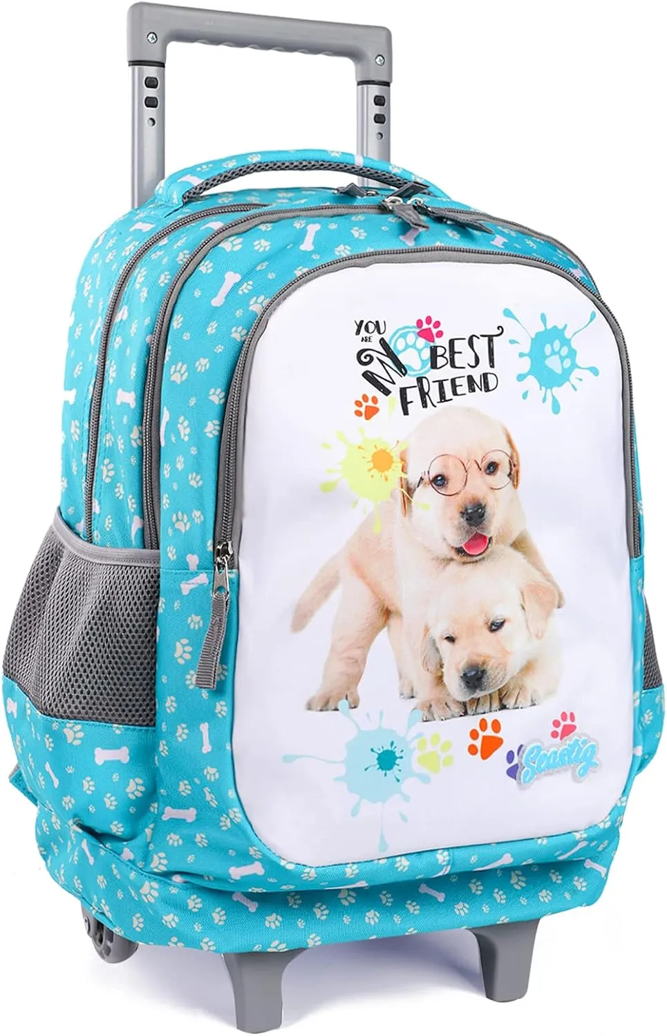 Seastig Kids Wheeled Backpack - 18in Double Handle with Wheels