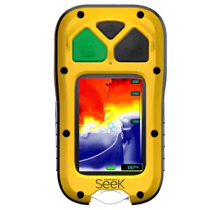 Seek Thermal - FirePRO 200 Thermal Camera, Handheld High Resolution 200x150 Thermal Camera & LED Flashlight, 25Hz Temperature Imaging, Thermal Imager for Firefighters & Emergency Responders