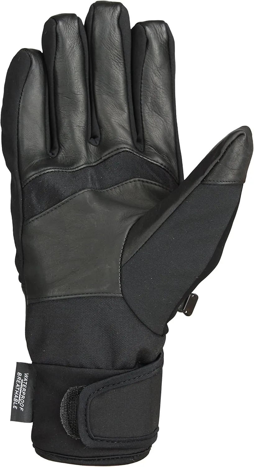 Seirus Innovation 1429 Womens Ladies Xtreme All Weather Edge Form Fit Waterproof Leather Gloves