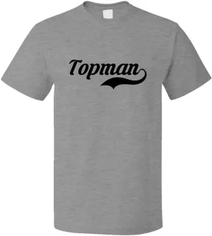 ShirtScope Funny Topman Retro Old School T Shirt Tee