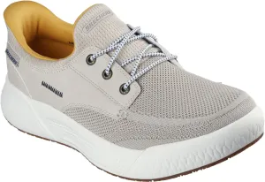 Skechers - Mens Relaxed Fit: Cyrus - Eagan Slip On Shoes, Color Sand, Size: 9.5 M US
