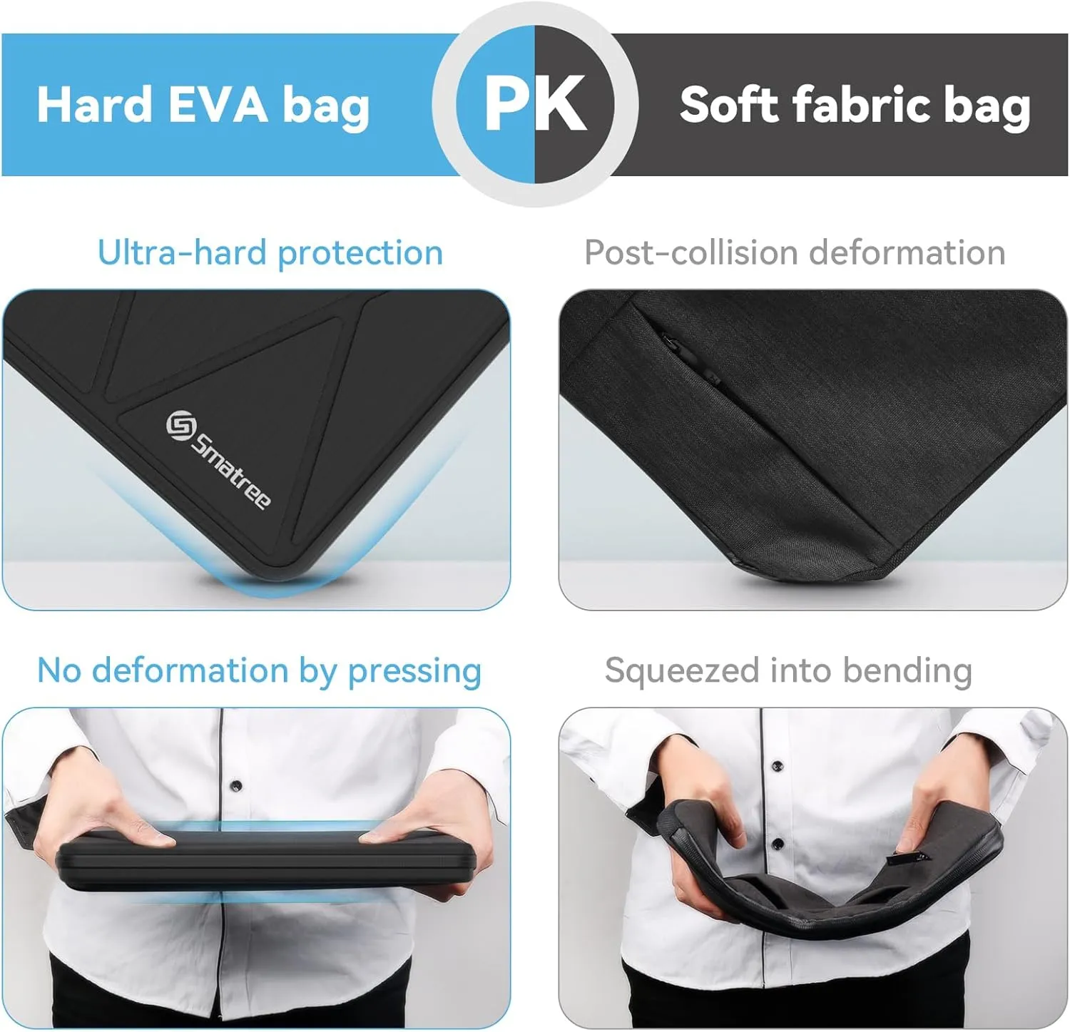 Smatree Hard EVA Protective Sleeve Case Compatible for 15 inch Lenovo ThinkPad E15 Gen 4 Laptop Notebook Bag (X8281)
