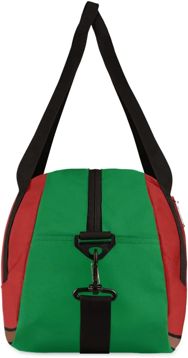 Soccer Kids Duffel Bag for Girls Boys Teens, World Cup Soccer Overnight Small Duffel Bag Carry On Weekend Sports Gym Travel Bag for Campus Activities