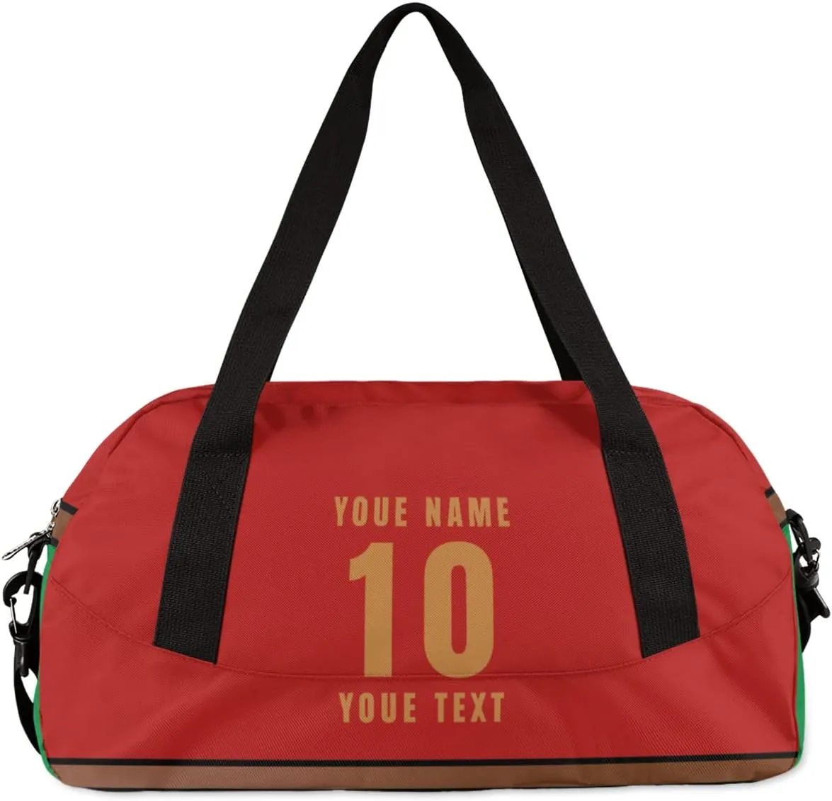 Soccer Kids Duffel Bag for Girls Boys Teens, World Cup Soccer Overnight Small Duffel Bag Carry On Weekend Sports Gym Travel Bag for Campus Activities