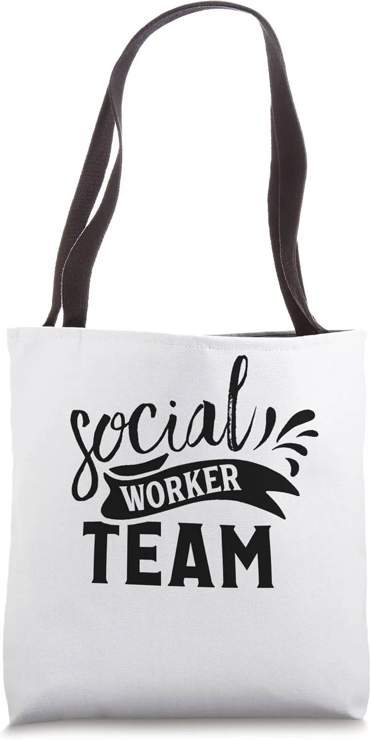 Social Worker Team Work Pedagogy Public Servant Tote Bag