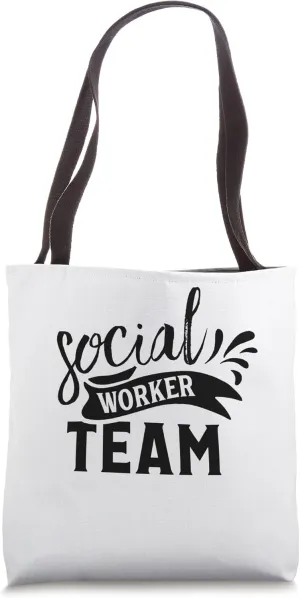 Social Worker Team Work Pedagogy Public Servant Tote Bag