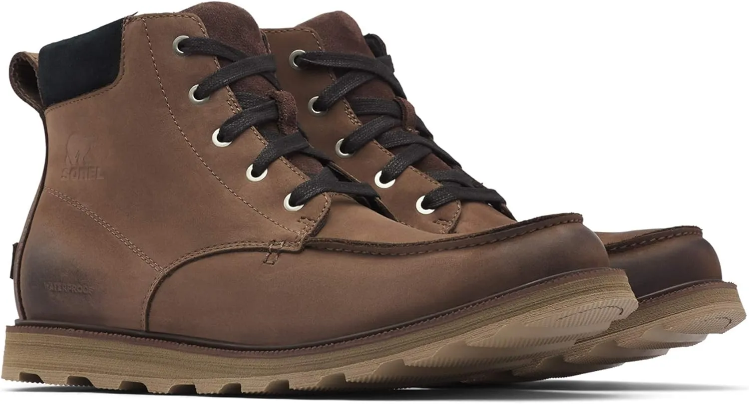 Sorel Men's Ankle Waterproof Boot, Grill Black, ys/m