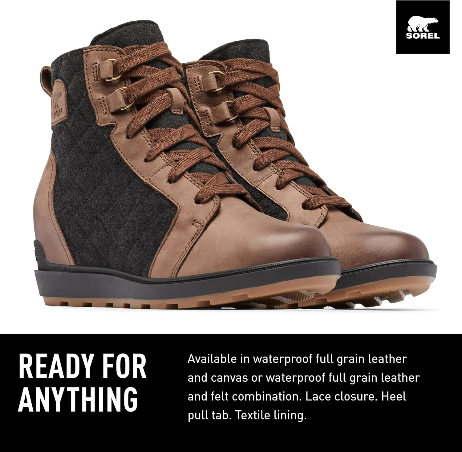 SOREL Women's Evie II NW Lace Boots