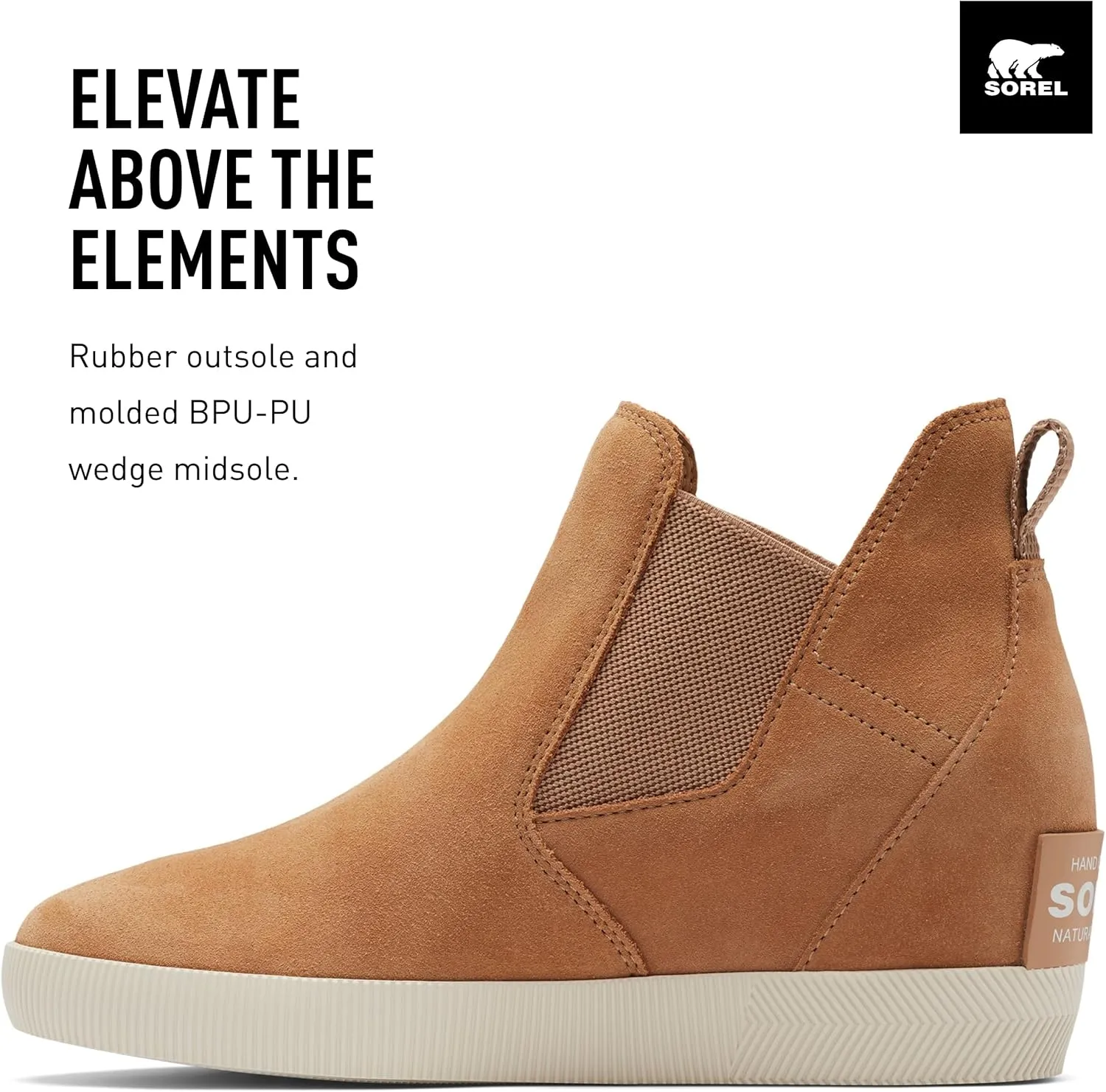 SOREL Women's Out N About Slip-On Wedge Boot