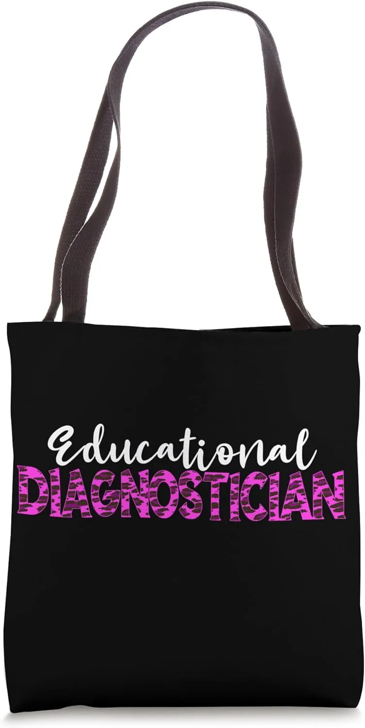 Special Education DIAG Rainbow Educational Diagnostician Tote Bag