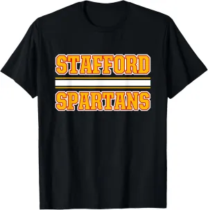 Stafford Spartans Horizontal Stripes T-Shirt