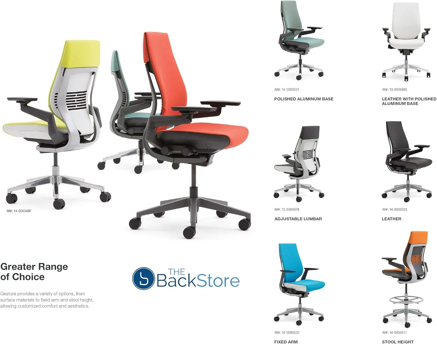 Steelcase Gesture Office Desk Chair with Headrest in Elmosoft Genuine Chamois L144 Leather Plus Lumbar Support Platinum Metallic Frame with Seagull Seat/Back Merle Arms (Light/Light)