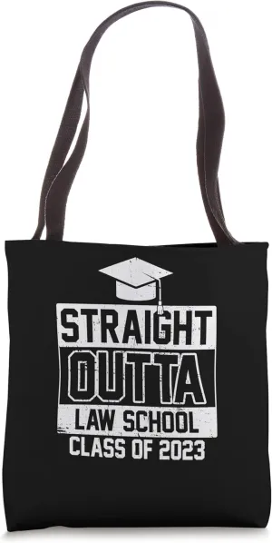 Straight outta law School 2023 Accused Jury Consultant Tote Bag