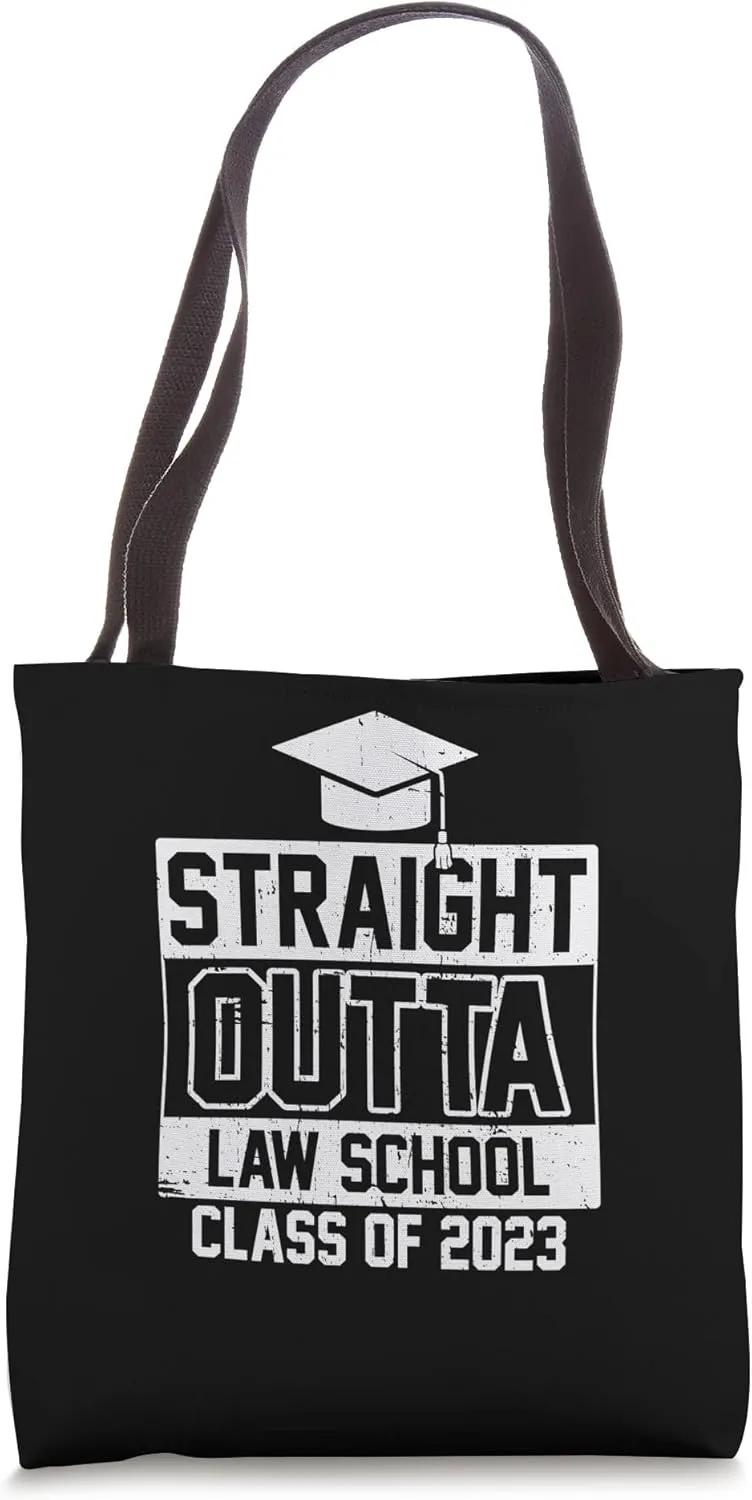 Straight outta law School 2023 Accused Jury Consultant Tote Bag