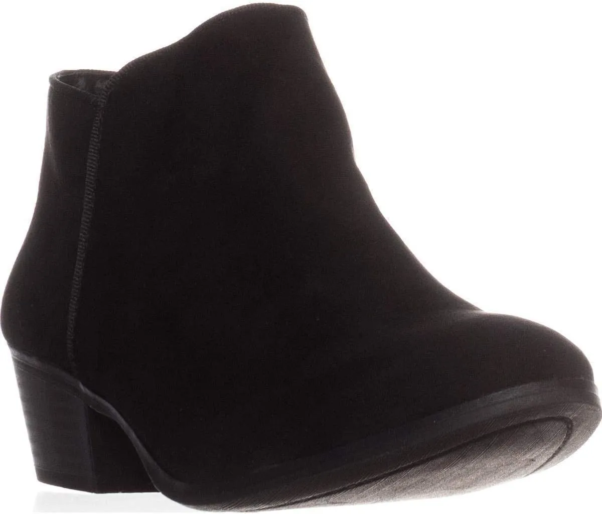 Style & Co. Womens Wileyy Faux Suede Comfort Booties Black 7 Medium (B,M)