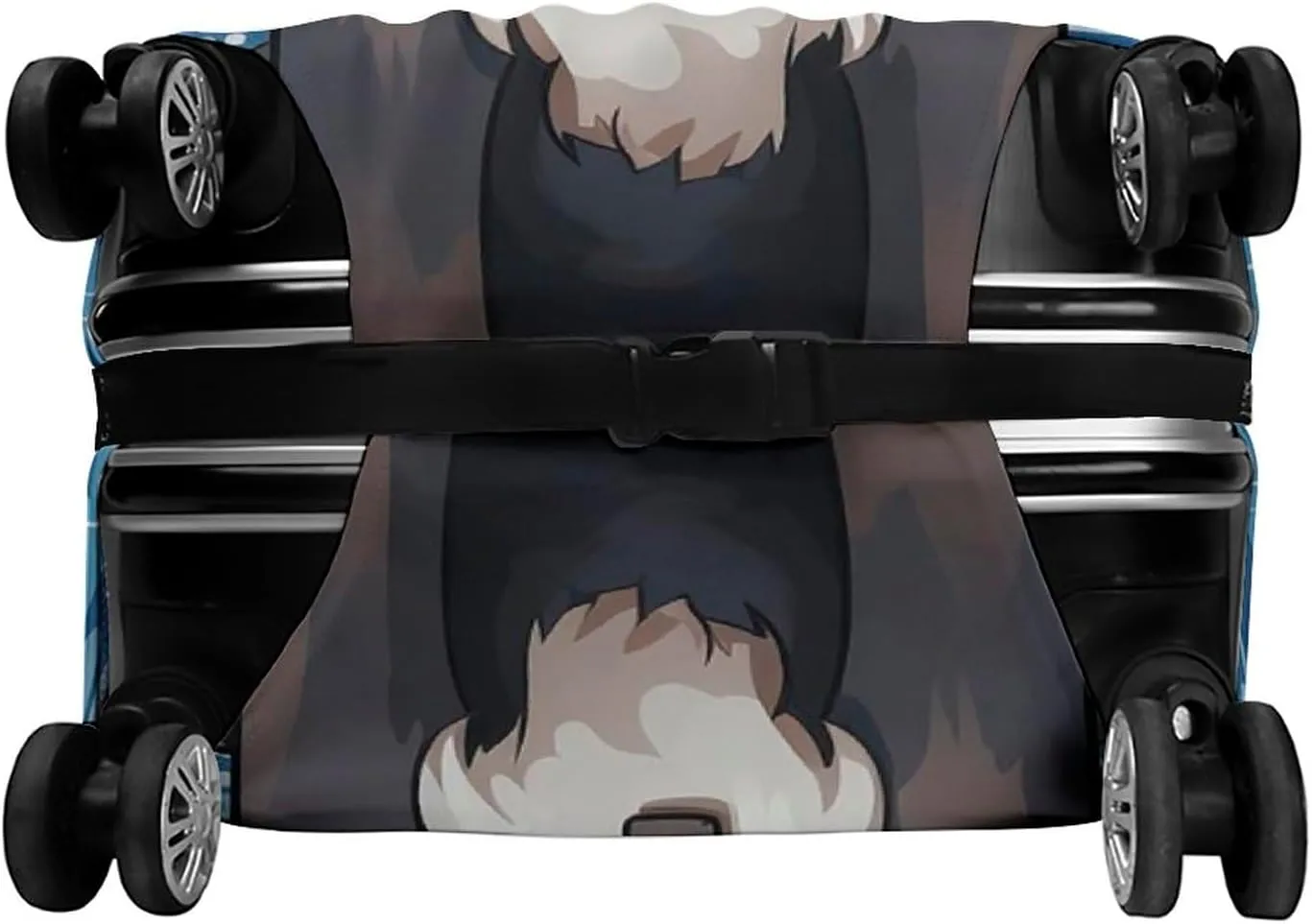 Suitcase Covers for Luggage Adorable Schnauzer Fashion Luggage Cover Washable Protector Waterproof Suitcase Cover Anti-scratch Travel Suitcases Covers Case for 19-32 Inch Luggages S
