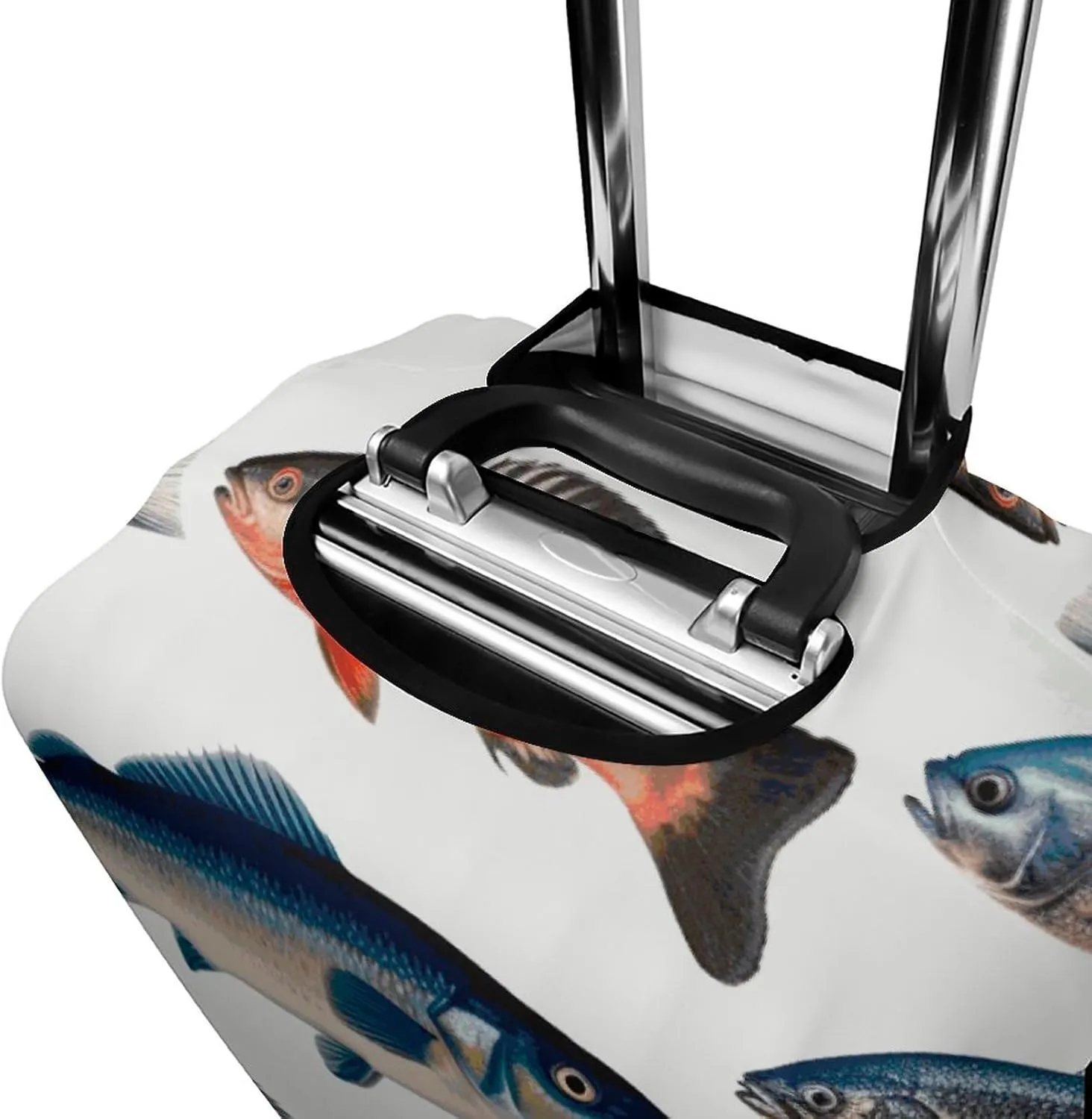 Suitcase Covers for Luggage Different Fish Fashion Luggage Cover Washable Protector Waterproof Suitcase Cover Anti-scratch Travel Suitcases Covers Case for 19-32 Inch Luggages XL