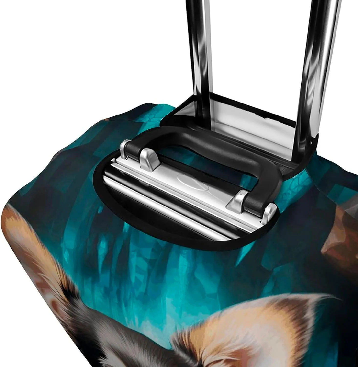 Suitcase Covers for Luggage Gem Cave Chihuahua Fashion Luggage Cover Washable Protector Waterproof Suitcase Cover Anti-scratch Travel Suitcases Covers Case for 19-32 Inch Luggages S