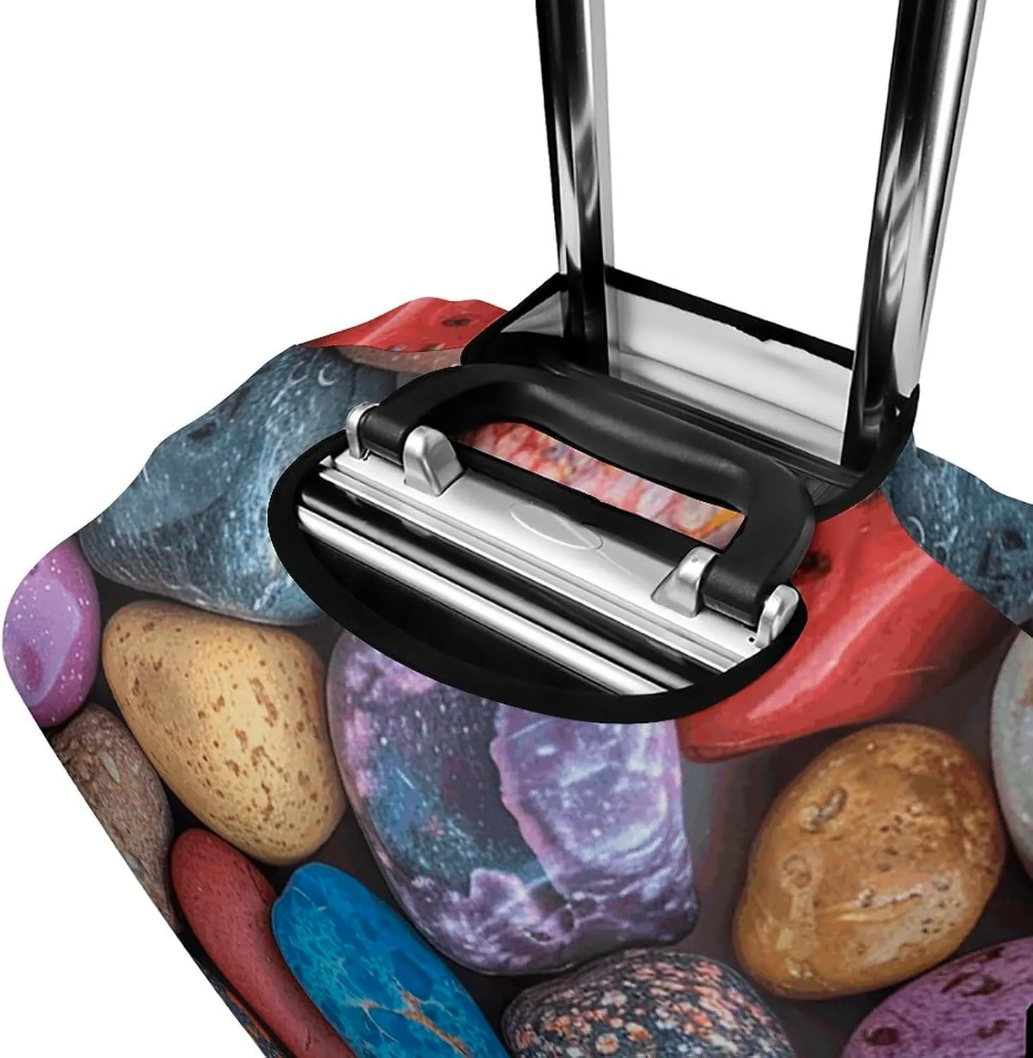 Suitcase Covers for Luggage Pebbles And Rocks Fashion Luggage Cover Washable Protector Waterproof Suitcase Cover Anti-scratch Travel Suitcases Covers Case for 19-32 Inch Luggages XL