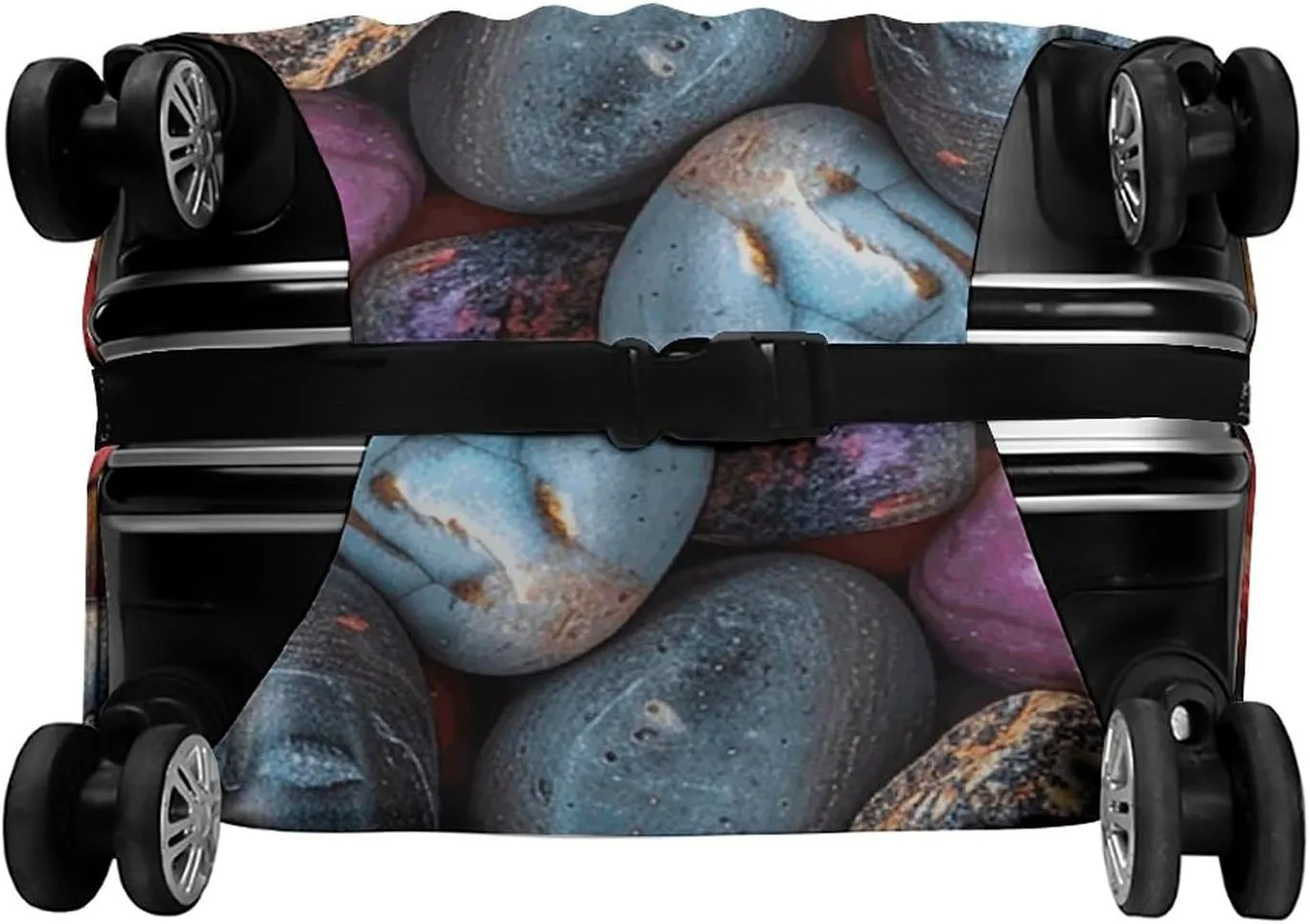 Suitcase Covers for Luggage Pebbles And Rocks Fashion Luggage Cover Washable Protector Waterproof Suitcase Cover Anti-scratch Travel Suitcases Covers Case for 19-32 Inch Luggages XL